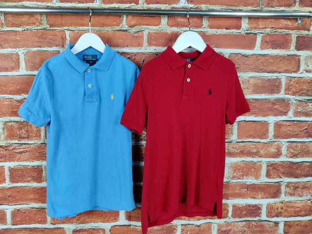 Boys Bundle Age 5-6 Years Ralph Lauren Short Sleeve Polo Top T-Shirt Kids 116Cm