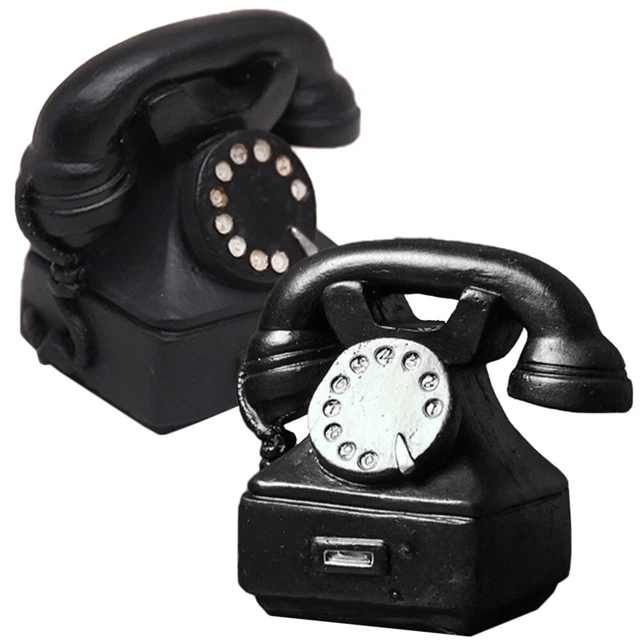 2 pz auricolari retrò telefono con telefono retrò giocattoli per bambini vecchio stile