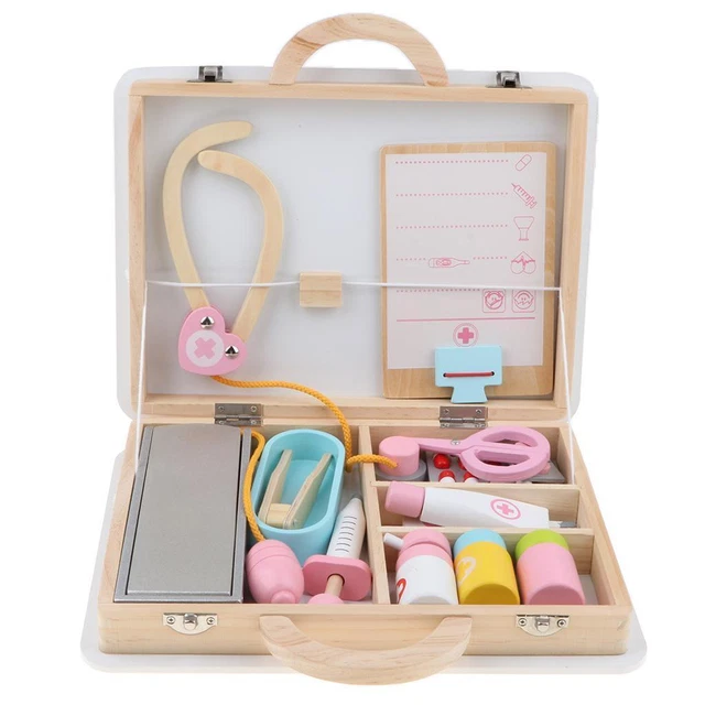 Kit Médecin Enfant – Costume Stéthoscope Chapeau – Jeu De Rôle – 3-6 Ans – XIWJLWO