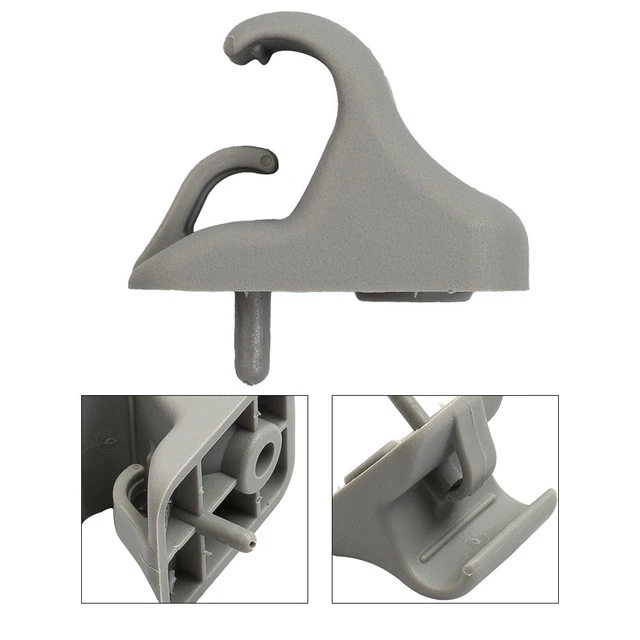1X(2 PièCes 8523505100OM Retenue Pare-Soleil Clips Support Gris Pour