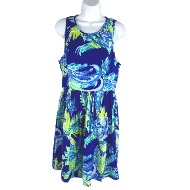 Lilly Pulitzer Kassia Dress Twilight Blue Nest to Nothing Women's Size 6 NWT