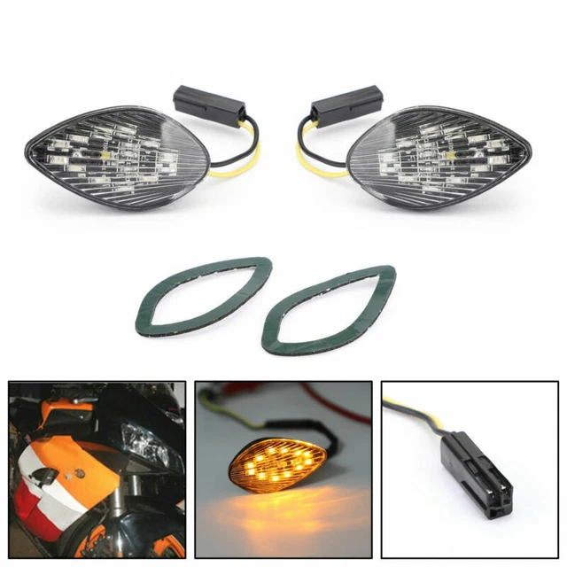 Lot 4 Clignotants Homologués E Homologation Pour Honda CB, NX, XL, XRV - Avant/arrière