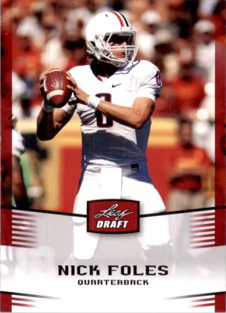 2012 Leaf Draft Nick Foles RC Philadelphia Eagles #37
