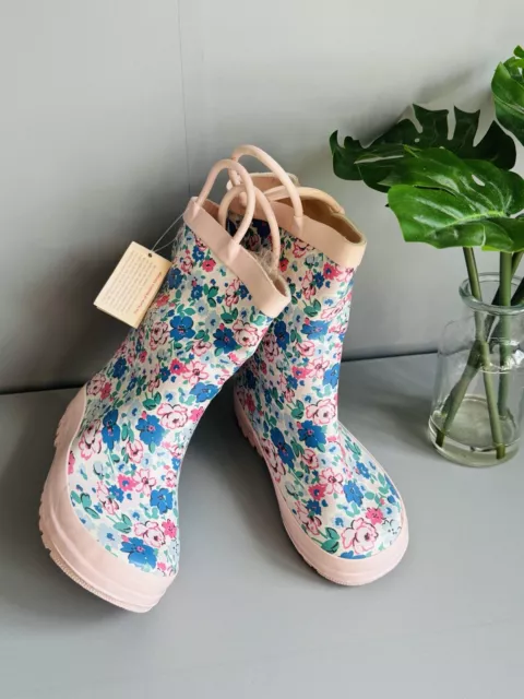 Cath Kidston Wellington Boots Mews Ditsy Girls - KIDS Size 10 - New in Bag
