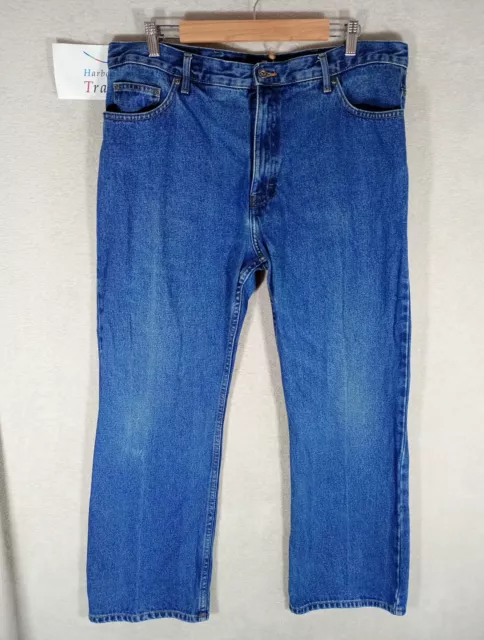 Blue Harbour Marks Spencer Herrenjeans Größe 38 W 29L gerades Bein blau Denim