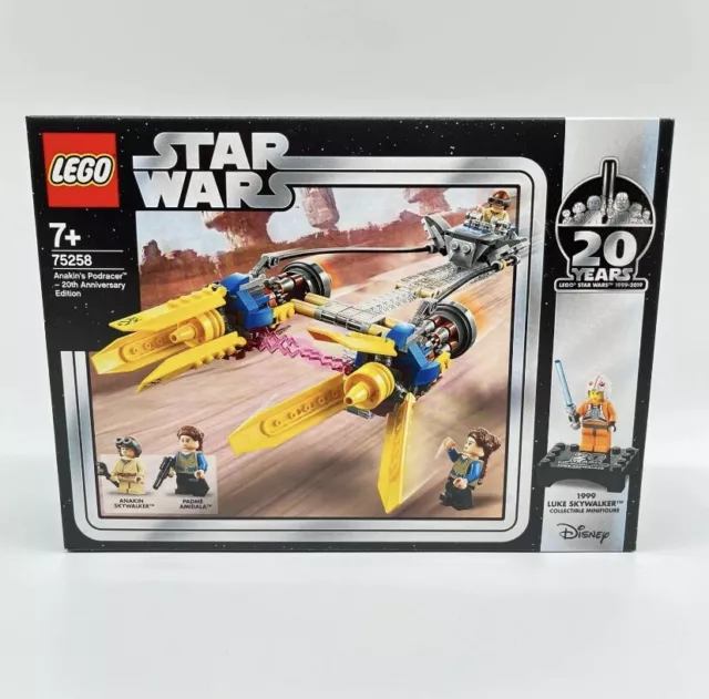 New LEGO Star Wars: Anakin's Podracer- 20th Anniversary Edition 75258 Luke Padme New LEGO Star Wars: Anakin's Podracer- 20th Anniversary Edition 75258 Luke Padme