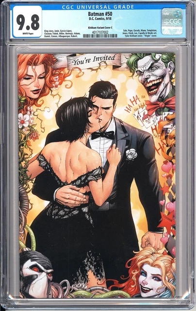 Batman #50 CGC 9.8 2018 4017107002 Kirkham Variant Cover C ""Virgin"" COVER