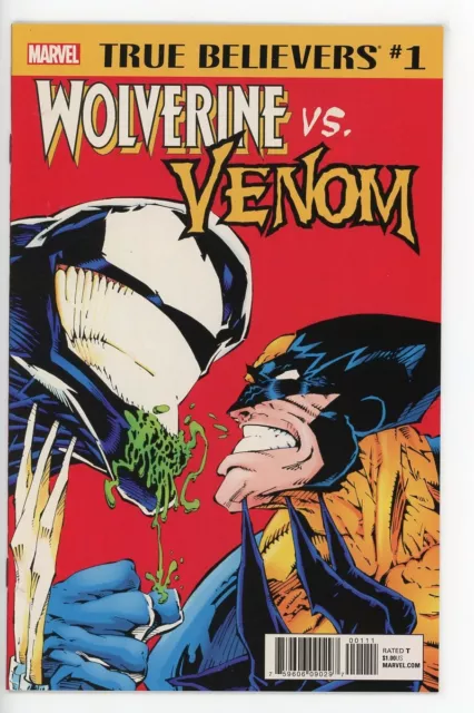 TRUE BELIEVERS: WOLVERINE vs VENOM #1 NEAR MINT 2018 MARVEL COMICS b-222