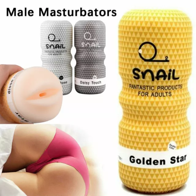 Men 4D Male Realistic Pocket Vagina-Pussy Cup Stroker Speed Vibrating Vagin 2