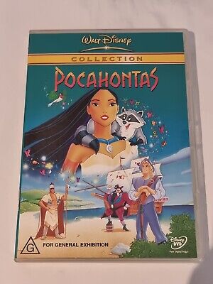 Pocahontas DVD (Region 4) VGC Walt Disney Collection ca30