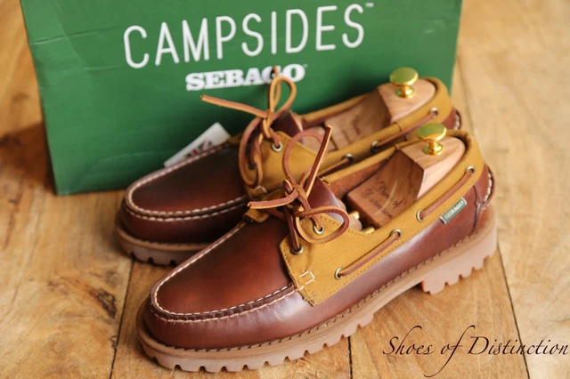 Sebago Dresden Wing Tip Brown Tan Leather Men’s Dress Shoes Lace Up Size US 8.5M Sebago mens boots - Gem main image 2