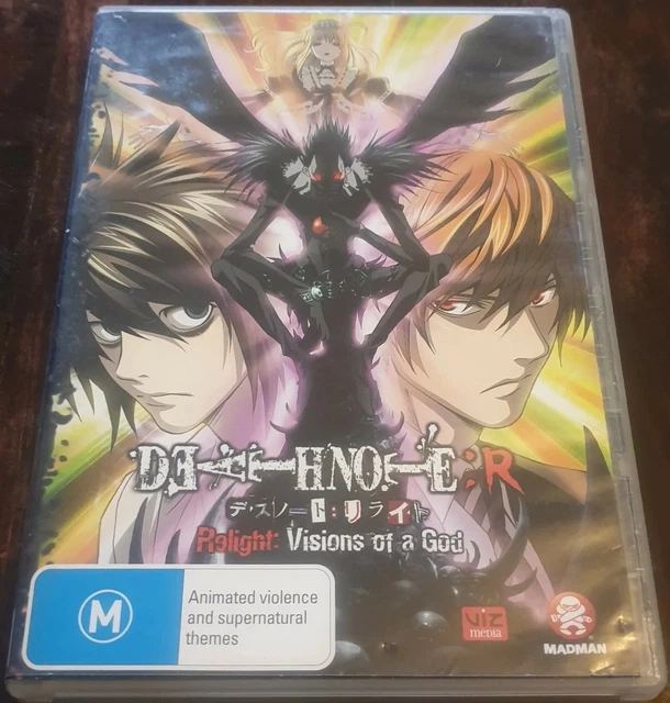 DEATH NOTE RELIGHT VISIONS OF A GOD DVD (REGION 4) Anime