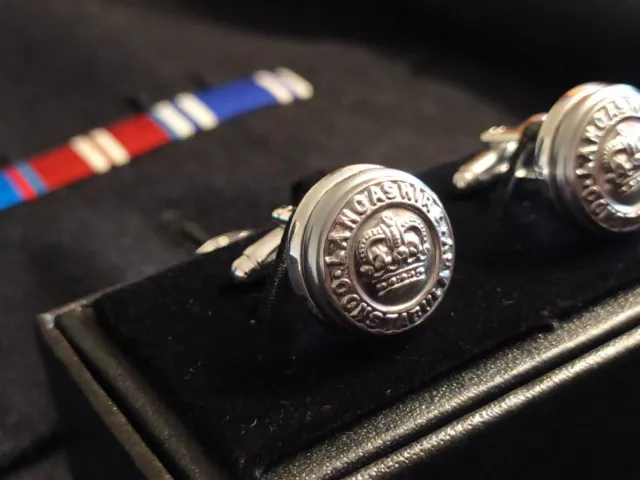 Historic Lancashire Constabulary Police Tunic Button Cufflinks. LAST PAIR! 3