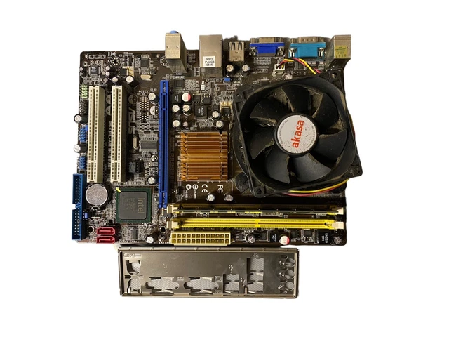 ASUS P5KPL-AM IN/GB/SI Rev 1.03G Motherboard LGA775 with CPU+ Fan & 2GB ...