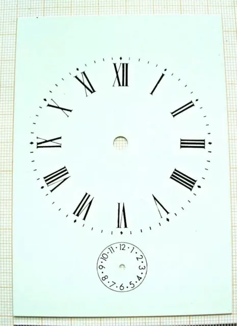 Cadran dial carriage clock pendule kaminuhr voyage officier zifferblatt Uhr 3