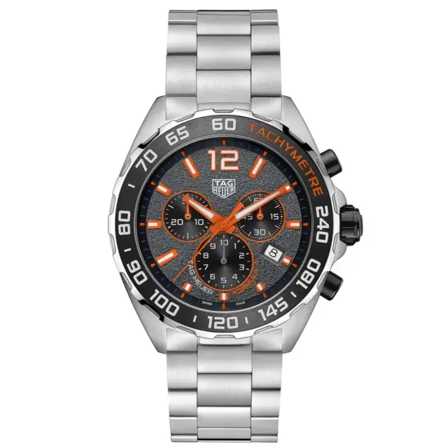 TAG Heuer orologio Formula 1 43mm grigio cronografo quarzo acciaio CAZ101AH.BA08