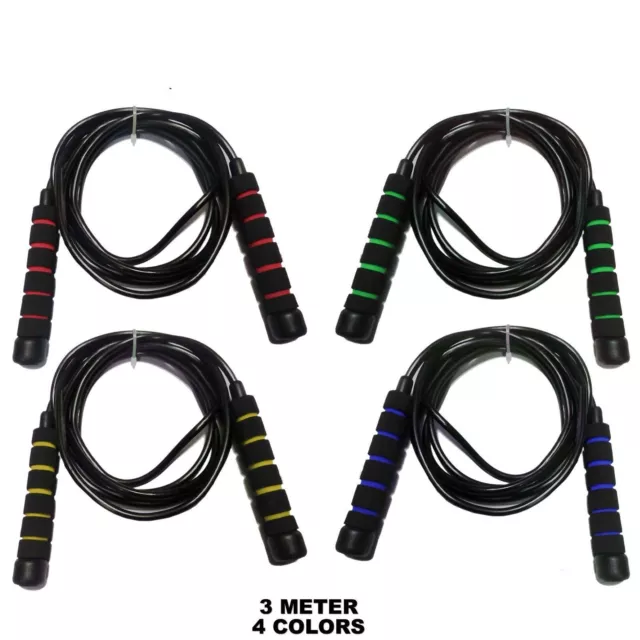 Fitness Gym Jump Rope Skipping Aerobic Exercise Boxing Adjustable Bearing Speed