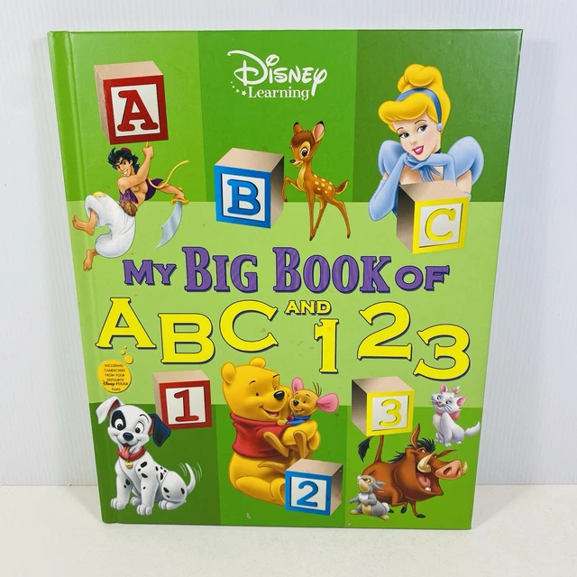MY BIG BOOK of ABC and 123 Disney Learning Hardcover Childrens $18.66 ...