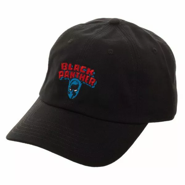 Marvel Comics Black Panther Classic Logo Embroidered Baseball Trucker HAT Cap