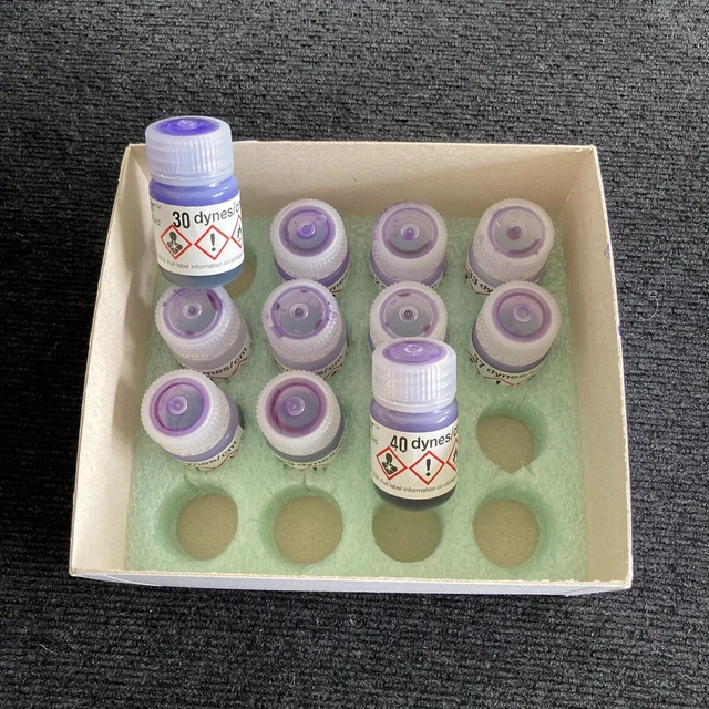 ACCU DYNE TEST Surface Tension Test Fluid for Plastic Films Dyne Levels