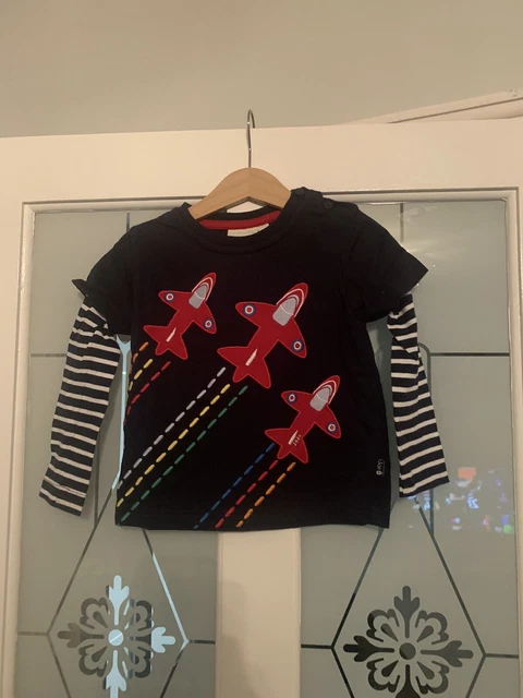 T-Shirt A Maniche Lunghe Ragazzi Jojo Mamma Bebe Frecce Rosse Età 2-3 Anni In Perfette Condizioni
