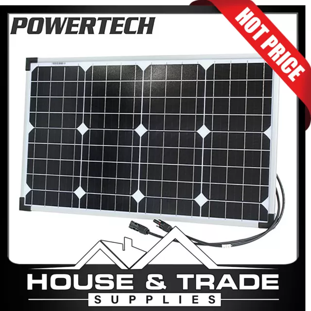 Powertech Solar Panel 12V 40W Monocrystalline ZM9056