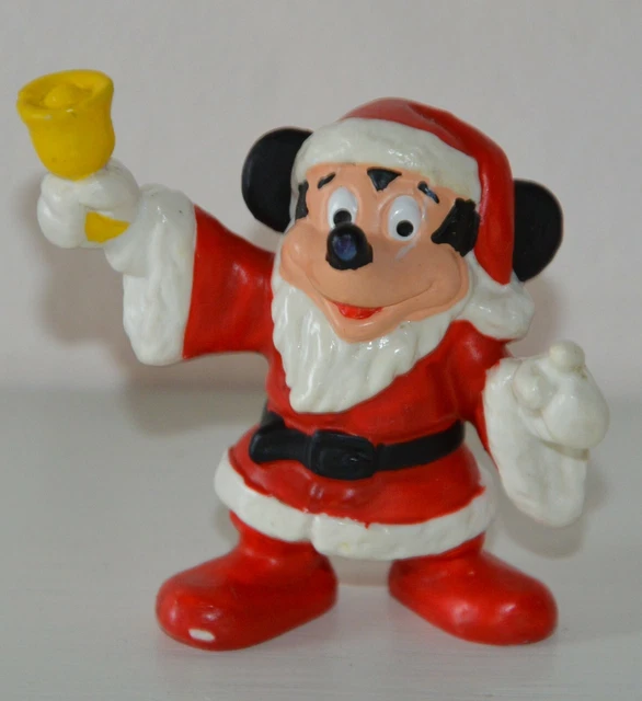 ANCIENNE FIGURINE WALT DISNEY MICKEY PERE NOEL BULLYLAND Germany