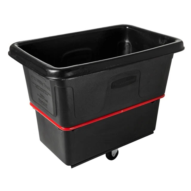 Rubbermaid FG471200BLA Black Heavy Duty 12 Cu. Foot Utility Truck