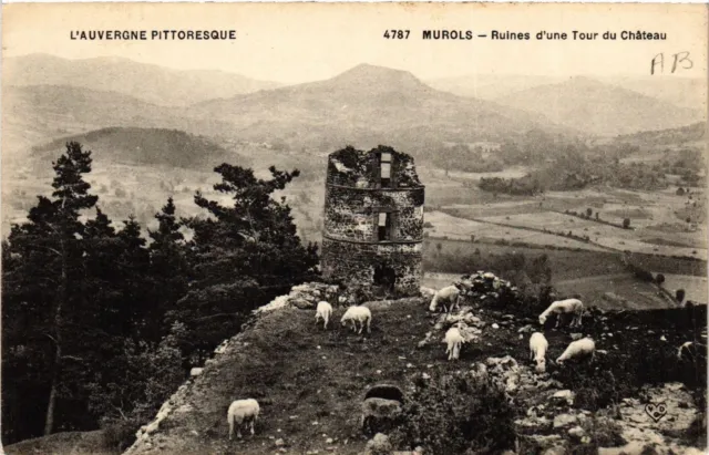 CPA AK L'Auvergne Picturesque MUROLS Ruins of a Castle Tower (409568)