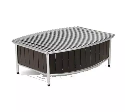 Vollrath 4667575 Wire Grill Countertop Large Contoured Buffet Station - Black