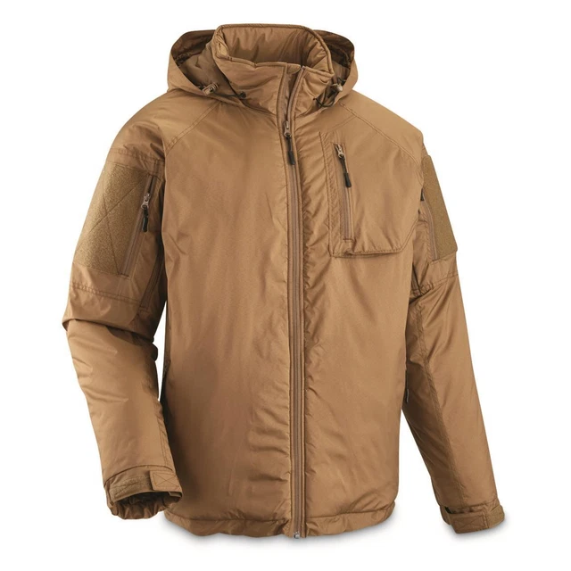 PCU Level 7 ECW Parka PrimaLoft  Cold Weather Coyote RUNS BIG !!