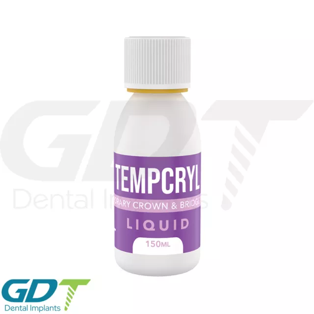 Tempcryl Temporary Crown And Bridge Acrylic Resin 100g+150ml Dental Laboratory 3