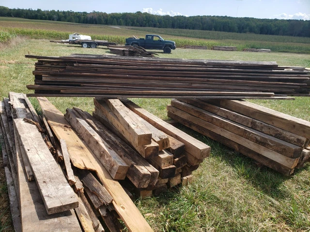 1880's -1900's HAND HEWN BEAMS & MANTLES 3