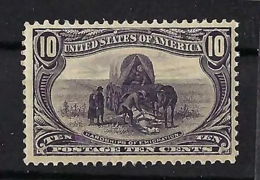 MNH VF #290 10¢ 1898 Trans-Mississippi Expo "Hardships of Emigration" MNH VF #290 10¢ 1898 Trans-Mississippi Expo "Hardships of Emigration"