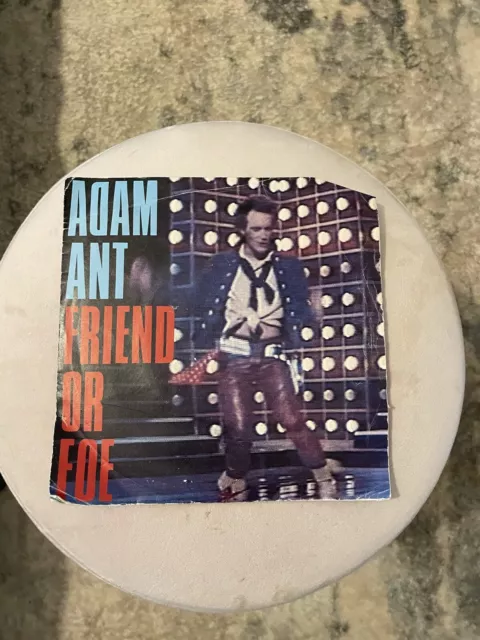 Adam And The Ants 2 Single Vinyl Records Friend Or Foe/ Deutscher Girls 2