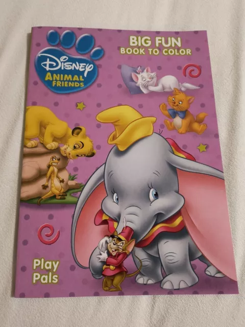 Disney Animal Friends: Playful Pals (Giant Book to Color) Disney