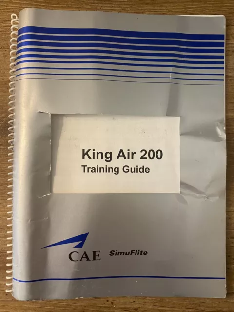 King Air 200 Simuflite Pilot Training Guide Manual January 2003