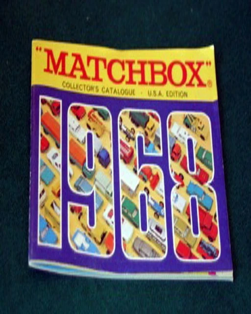 MATCHBOX 1968 COLLECTORS Catalogue Usa Edition £19.25 PicClick UK