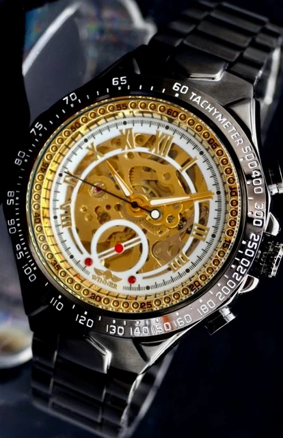 Schone Schwarz Gold Uhr Herren Bild