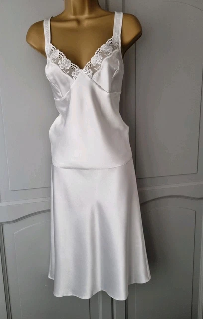 Marlon Women's Ella Half Slip, White, 24-26, White, 52-54