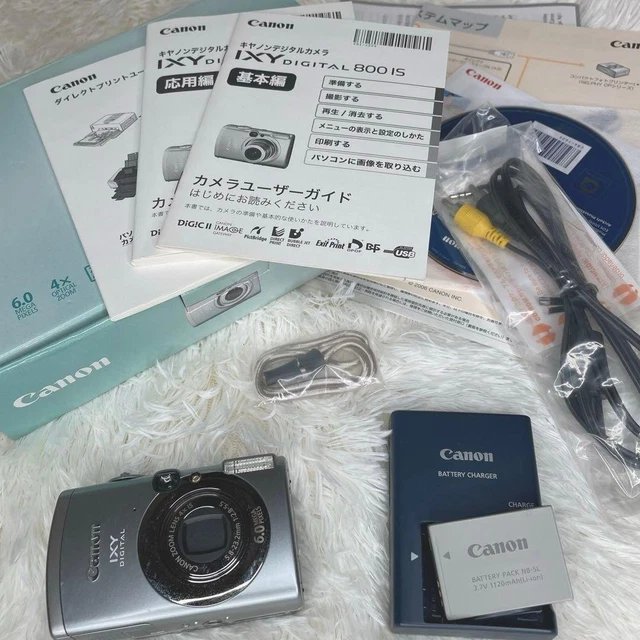 Canon IXY DIGITAL 800 IS 本体 PC1176 CANON IXY DIGITAL 800 IS Silver 6.0MP 4x Optical Zoom Compact