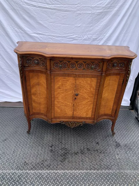 Antique Carved Wood Ornate Buffet Server WOW !!!!