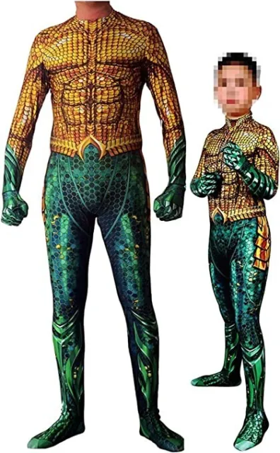 NWT. Superhero Costume Cosplay Suit Zentai Jumpsuit 3D Spandex- Size: Large