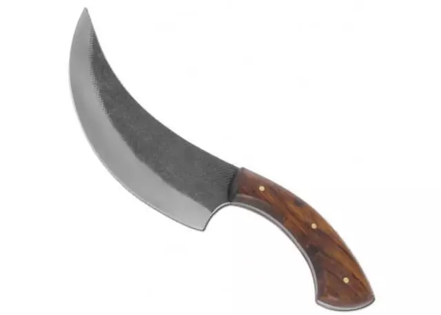 Upswept Custom Handmade Hand Forged Steel Blade Full Tang Skinning Hunting Knife