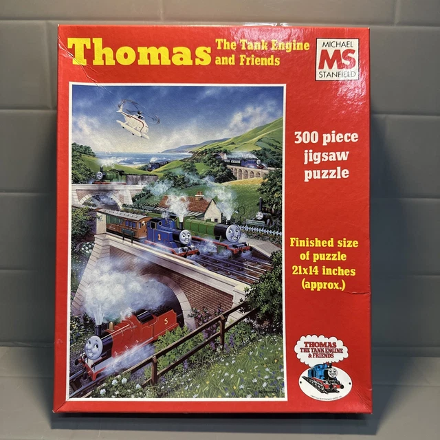 THOMAS THE TANK Engine and Friends 300 Piece Jigsaw Puzzle Michael ...