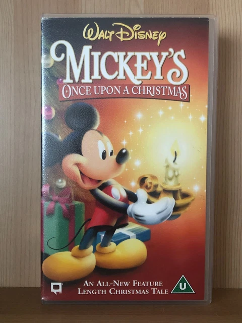 WALT DISNEY ~ Mickeys Once Upon A Christmas ~ Vhs Video $39.99 ...