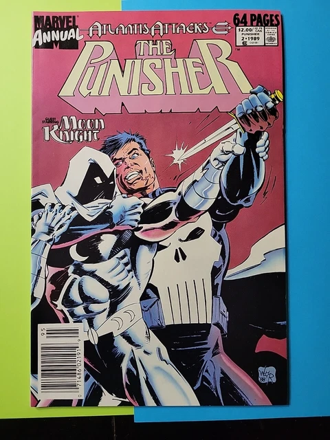 Punisher Annual #2 Vol. 1 Marvel Comics Atlantis Attacks (1989) nm-mt
