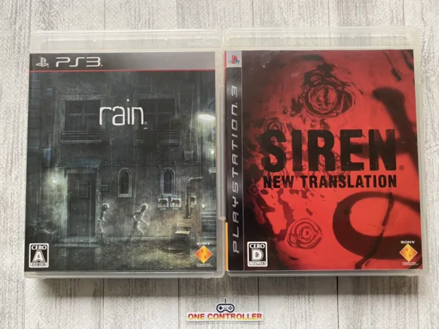 SONY  PlayStation 3 PS3 rain & SIREN New Translation set from Japan