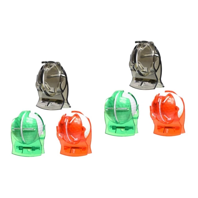 6 piezas Práctico Material ABS Marcador Transparente Marcador Escriba Clip