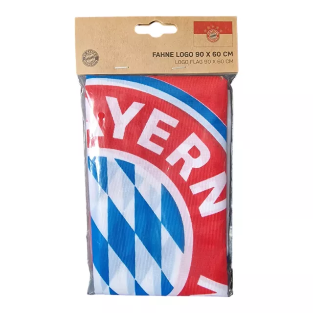 FC Bayern München Fahne Flagge 5 Sterne Logo 90x60 - NEU & BLITZVERSAND